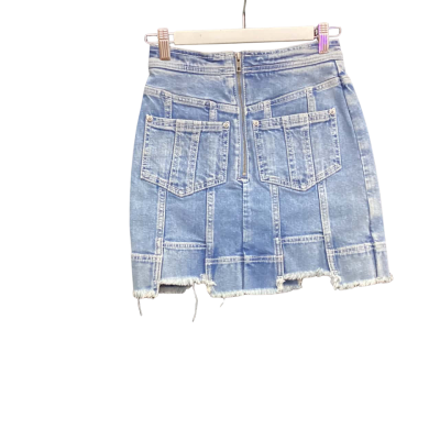 AJE Womens  Size 6 Mini Skirt Blue 