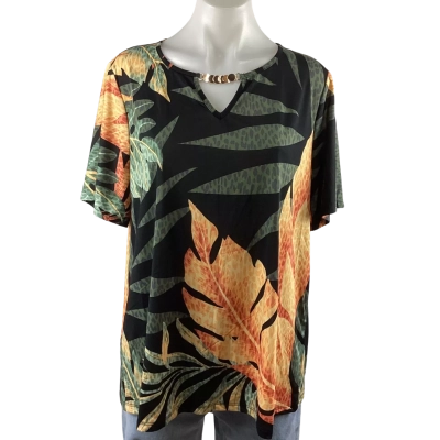 Millers Womens  Size 16 Short Sleeve Top Floral 