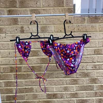 Rip Curl Womens purple & orange set Size 14 