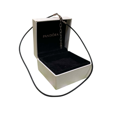 Pandora Womens Necklace Black/Silver