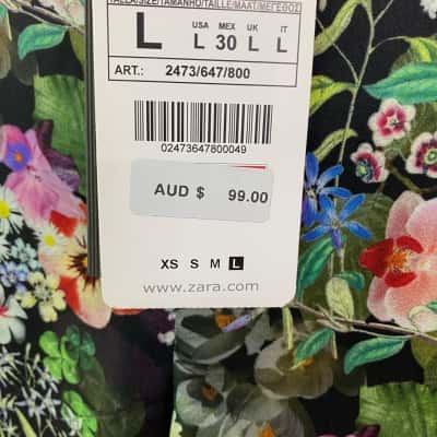 Zara Womens pants suit  Size L Multicoloured 