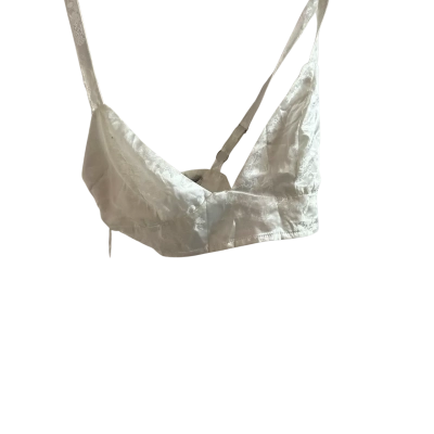 Beginning Boutique Womens  Size 14 Cropped Top Floral / White 