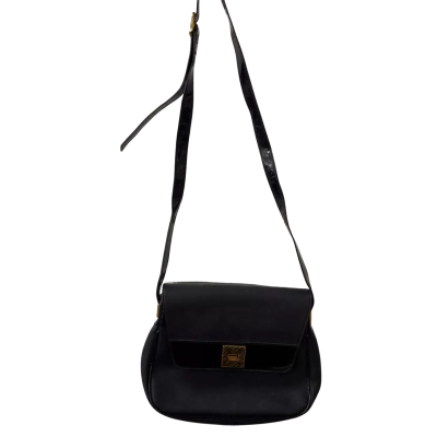 Nina Ricci Black Vintage Cross Body Bag 