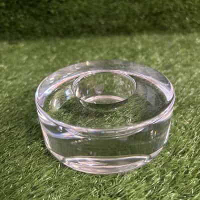 Orrefors Round Glass Tea Light Holder 