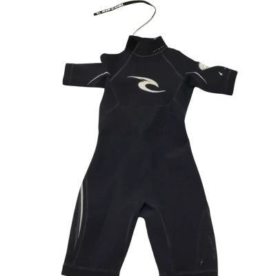 Rip Curl Kids Size 10 Dawn Patrol Black Wetsuit Plus 3 Rashies