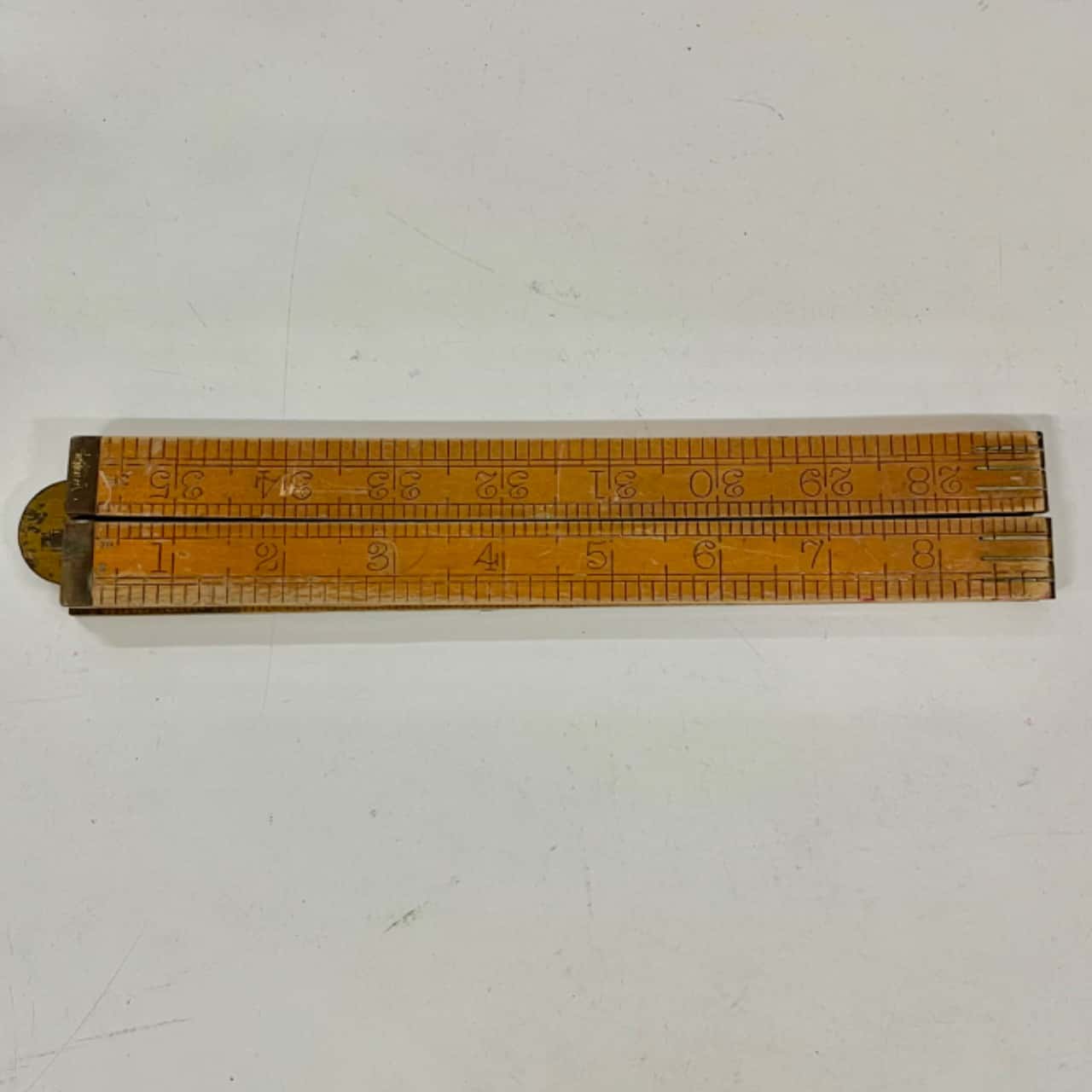 Used Ruler Vintage Wooden Ruler (s)