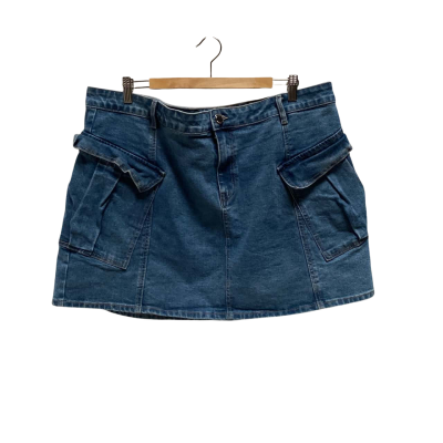 City Chic Womens  Size L Denim Skirt