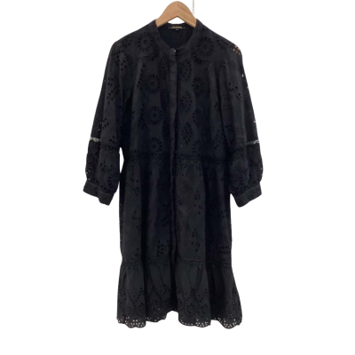 Kobi Halperin Womens  Size M Floral Dress Black  Lace