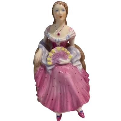 Rare Retired Coalport Barbara Figurine 