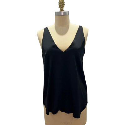 C&M Camilla and Marc Womens  Size 8 Sleeveless Top Black  