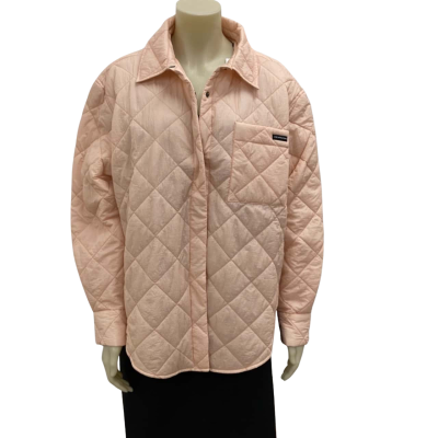 AJE Athletica Womens  Size 16 Long Sleeve Quilted Shirt Pink  