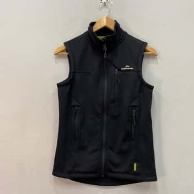Kathmandu Womens  Fleeced Vest Size 6 Black  