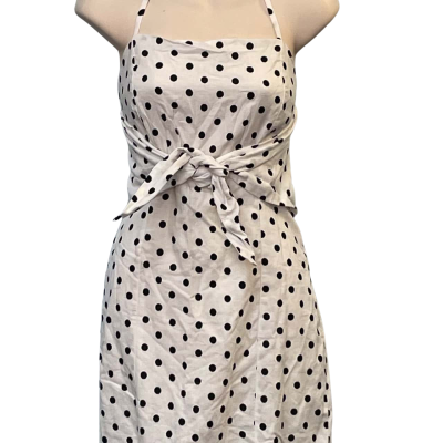  Womens  Size S Halter Neck Dress / Mini Dress Black  / White 