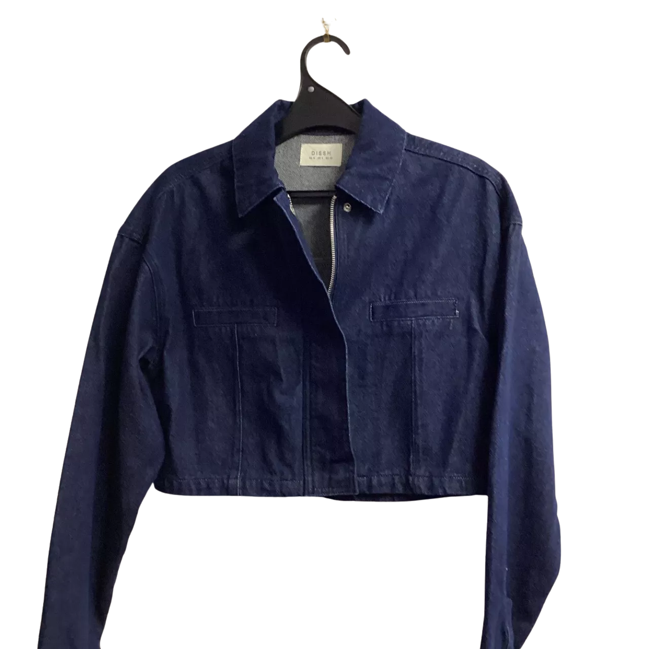 Dissh Womens Size 8 Cropped Jacket Blue Denim - Used Very Good | Salvos ...