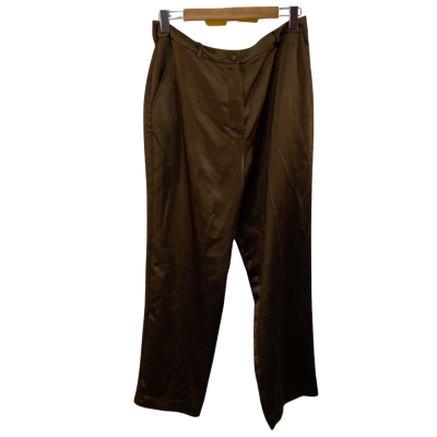 Motto Womens  Size 14 Brown Satin Pants RRP $119.95