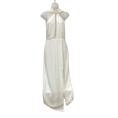 Misha Collection - Womens Halter Neck Dress - Size S - White 