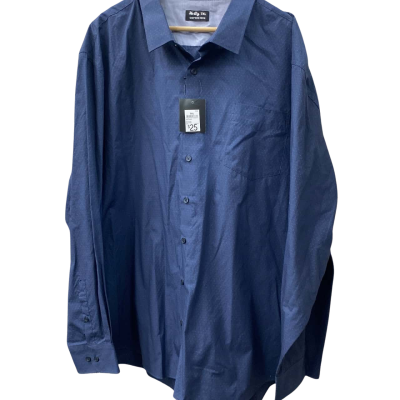  Mens  Size XXXXXXXL Long Sleeve Shirt Blue 