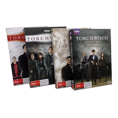   Set Torchwood DVDs   Series 1 & 2 , Children Of The Earth, Miracle Day ( Total 18 Discs )