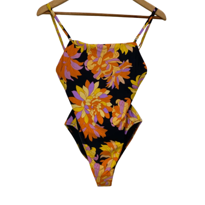Seafolly Floral Onepiece Black / Orange 