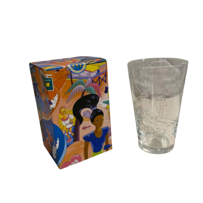 McDonald’s 2024 Collectors Edition Glass Featuring Barbie and Hot Wheels 