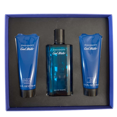 Davidoff Cool Water For Men Eau de Toilette 3 Piece Set