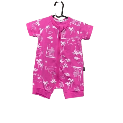 Bonds Kids  Size 00 PJs Pink  / White 