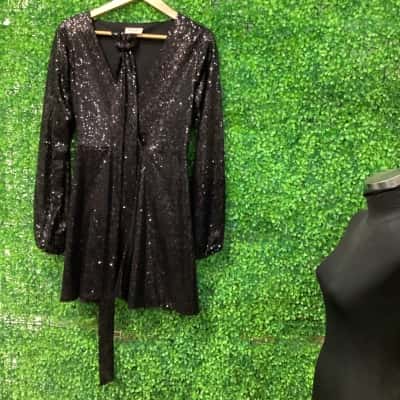 Showpo Womens  Size 10 Cocktail Dress Black  