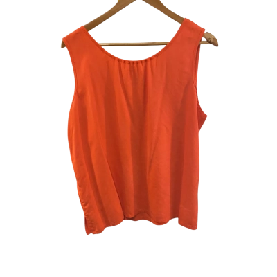 Dalkeith Silk Womens  Size 18 Blouse Orange 