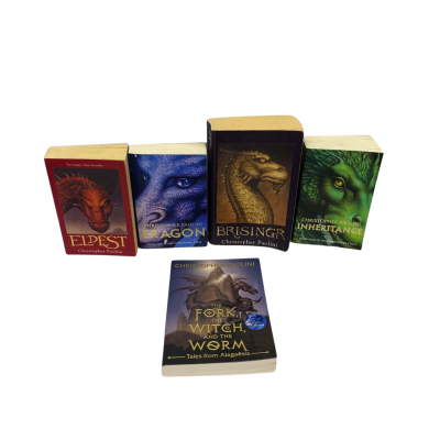 Set of 5 Christopher Paolini Books 