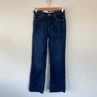 Guess Blue Boot Mid Sexy Boot Mid Rise Taille Semi-Basse Jeans  Size 27 