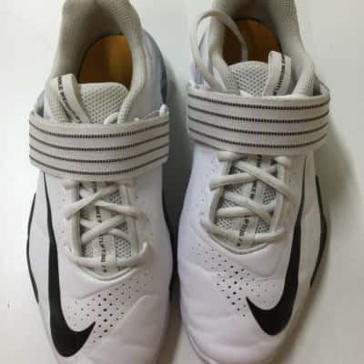 Nike Savaleos Mens Size 8.5 Weightlifting Shoes White 