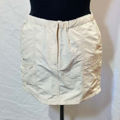 NAKEDVICE Size XS Mini Skirt Beige 