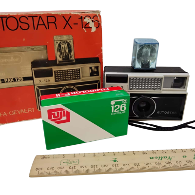 Agfa Autostar X-126 Vintage Film Camera Set