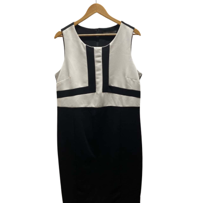 Liz Jordan Womens  Size 14 Black  & White Dress