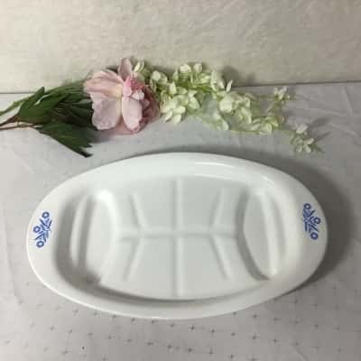 Vintage Corning Ware Blue Cornflower Bake and Serve Platter