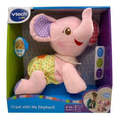 BNIB VTech Baby Crawl With Me Elephant 