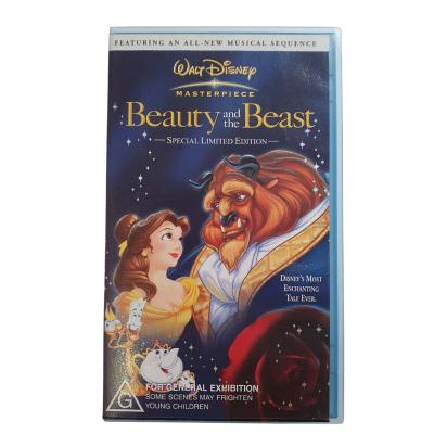 Disney Beauty & The Beast VHS