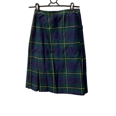Vintage Fletcher Jones Womens  Size 8 Pleated Skirt CheckedJ 