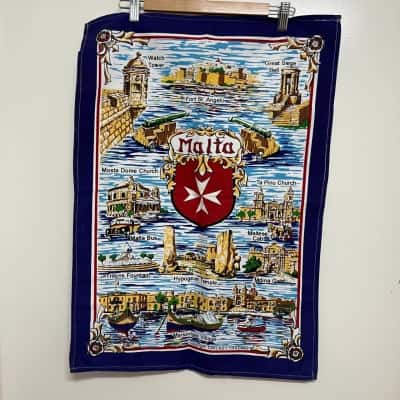 Decorative Tea Towel - Malta