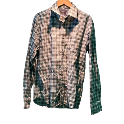 MJB Mens  Size M Checked Shirt Blue / Green / White 