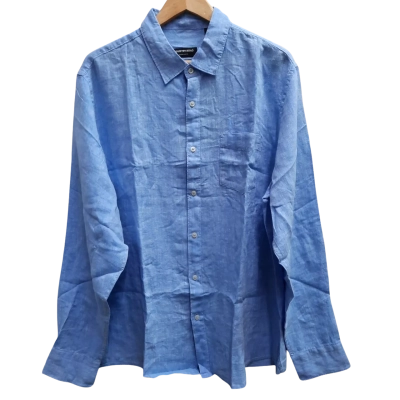 New With Tags COUNTRY ROAD Long Sleeve Original Linen Shirt ORRP $169.00