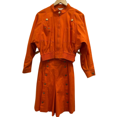 Enrico Domani Outfit set Womens  Size 9 Orange 