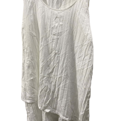 Jacques Ruc white flowy top 
