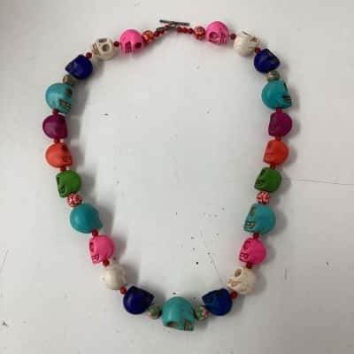 SKULL Necklace multicolured