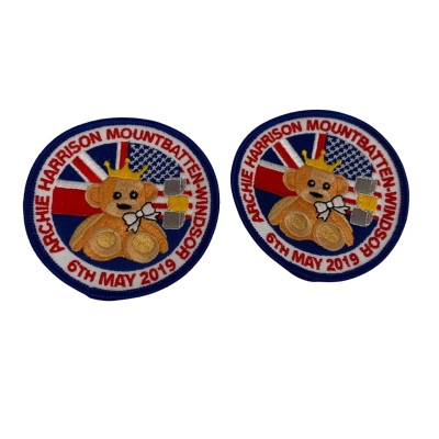 Archie Harrison Embroidered Patches 2 Pieces 