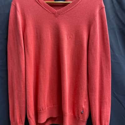 Nautica Mens Size M Crew Neck Jumper Red 