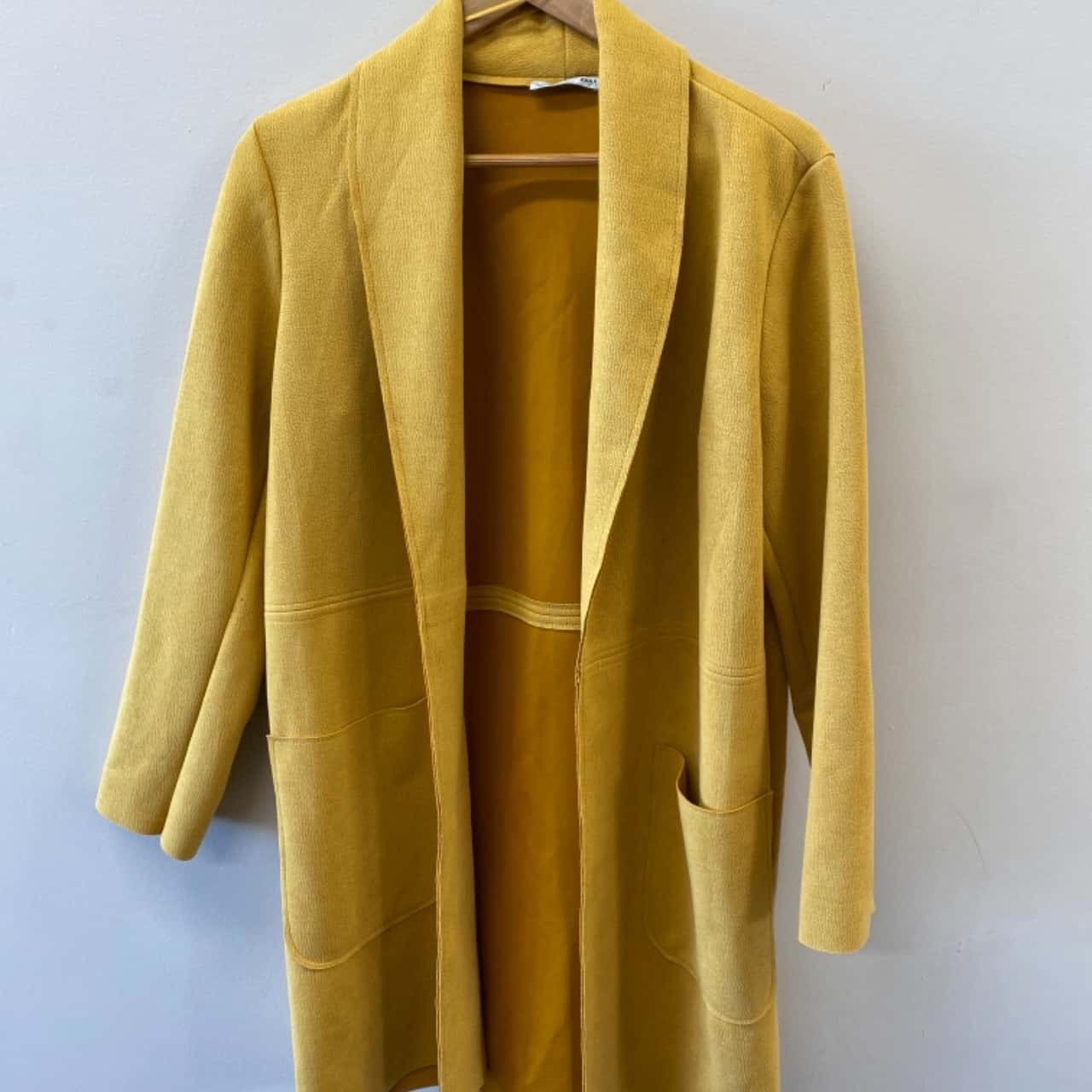mustard lightweight jacket