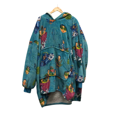 Oodie Unisex Rick And Morty Size Age 14+ Blue 