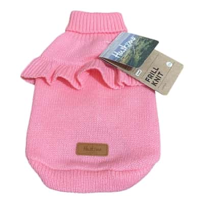 Huskimo frill knit dog junper 