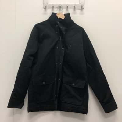 Ben Sherman Mens  Size S Front Zipper Black  